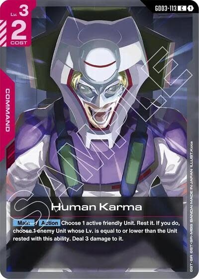 Human Karma - GD03-113 (Normal, Common)