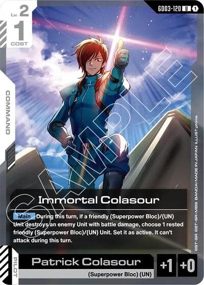 Immortal Colasour - GD03-120 (Normal, Uncommon)