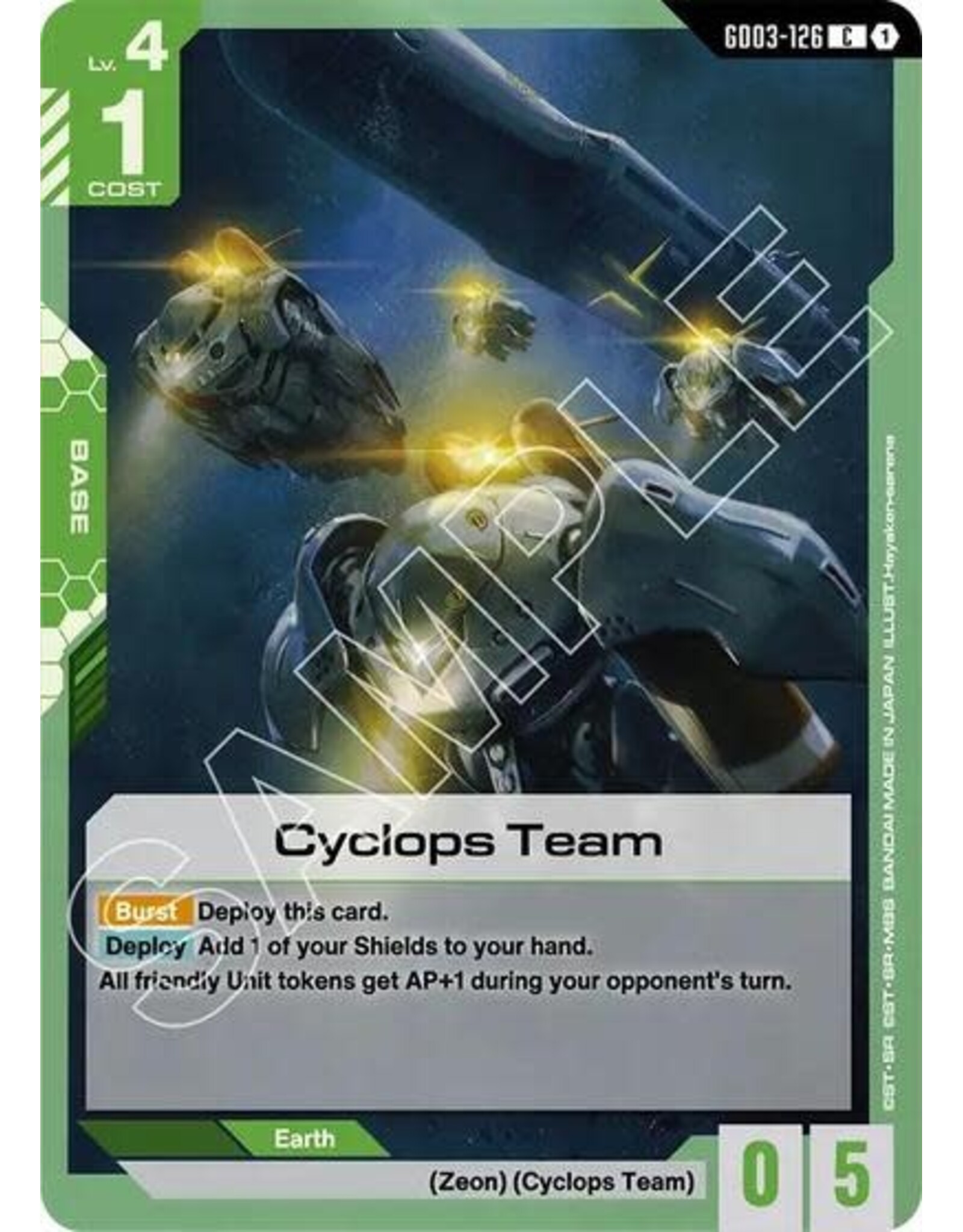 Cyclops Team - GD03-126 (Normal, Common)