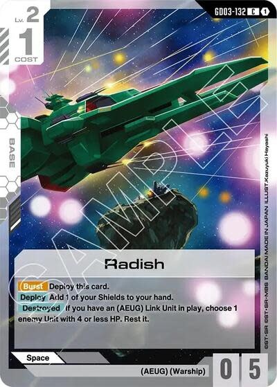 Radish - GD03-132 (Normal, Common)