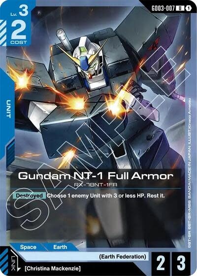 Gundam NT-1 Full Armor - GD03-007 (Normal, Uncommon)