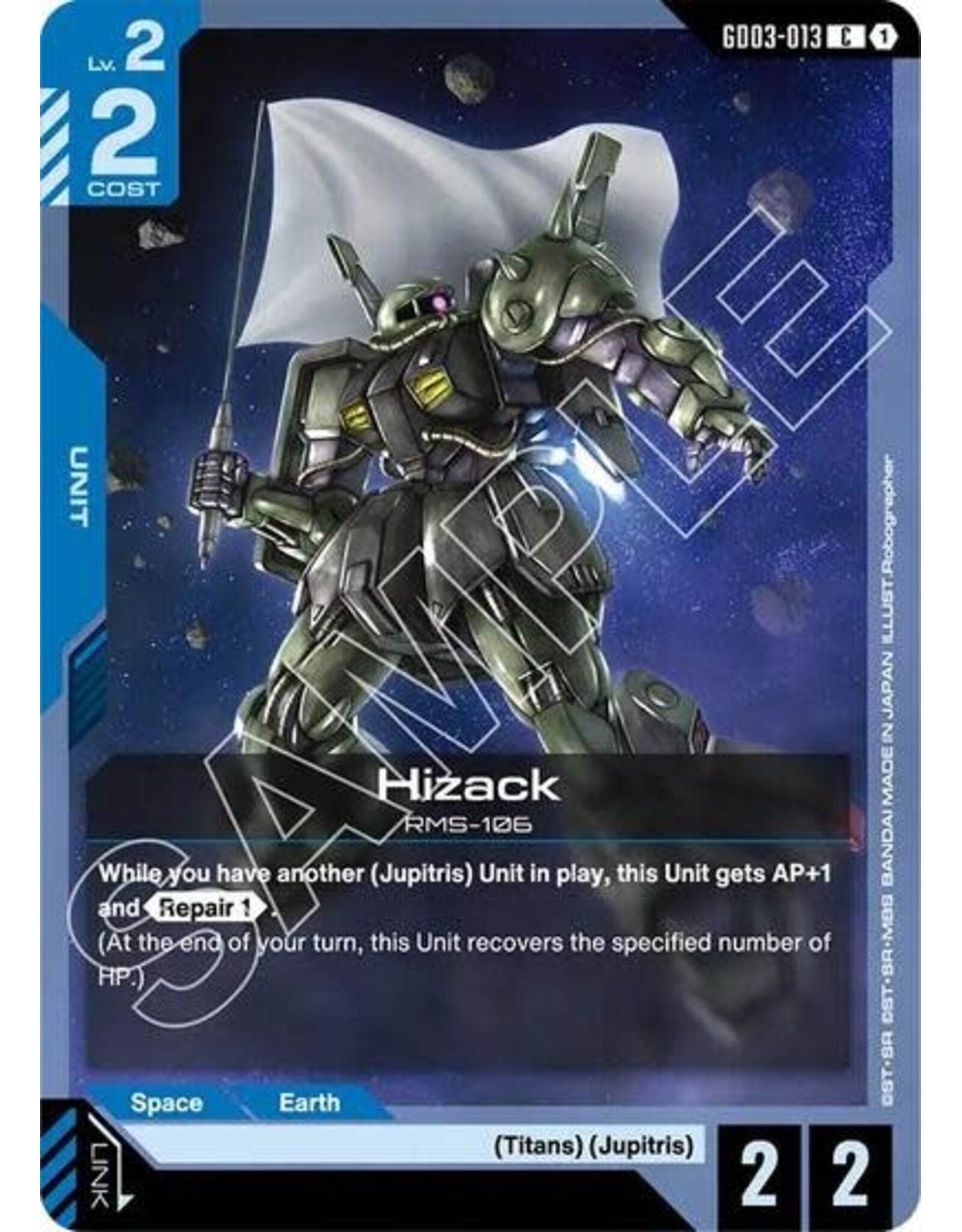 Hizack - GD03-013 (Normal, Common)