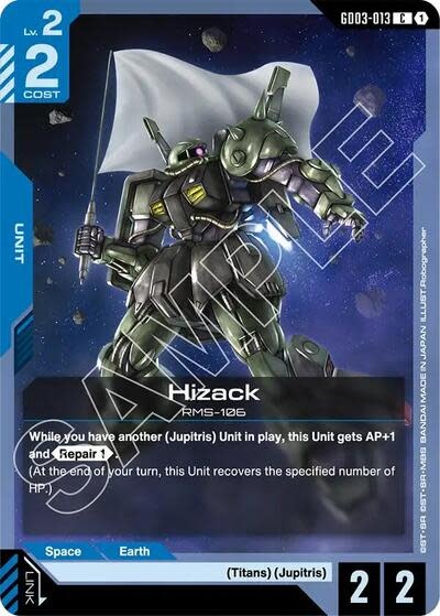 Hizack - GD03-013 (Normal, Common)
