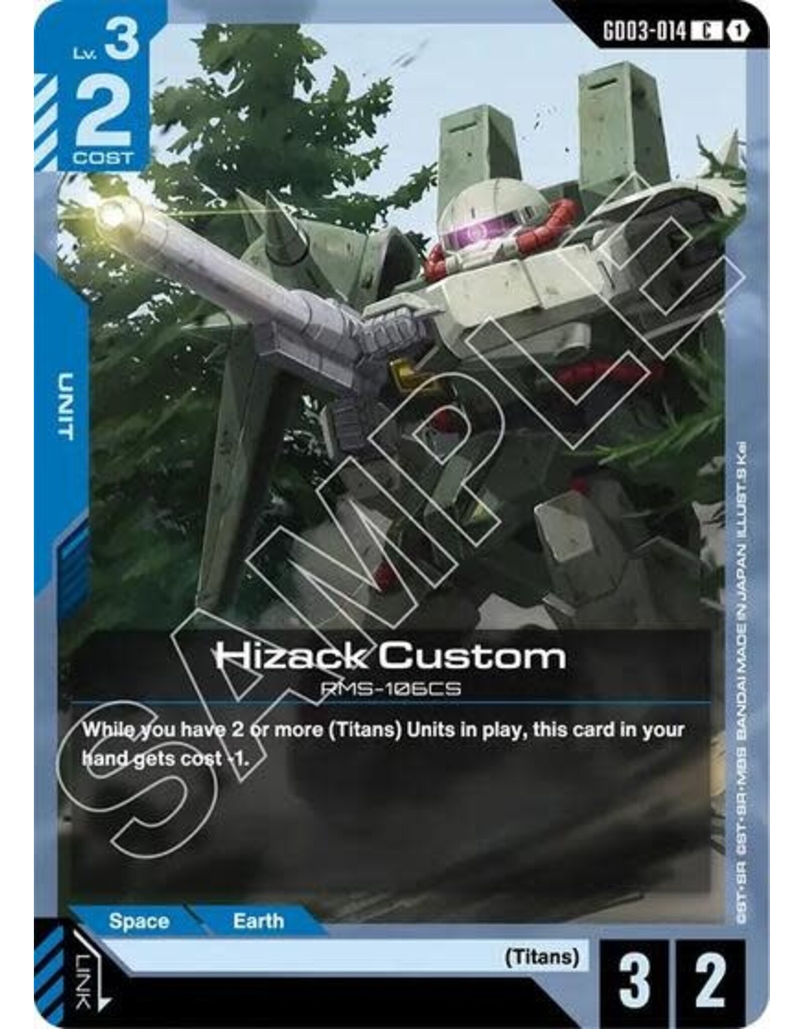 Hizack Custom - GD03-014 (Normal, Common)