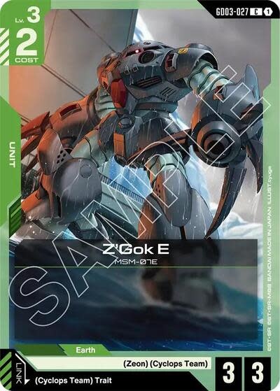 Z'Gok E - GD03-027 (Normal, Common)