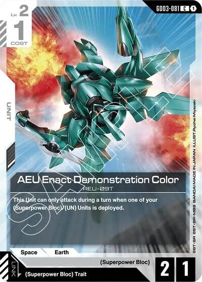 AEU Enact Demonstration Color - GD03-081 (Normal, Common)