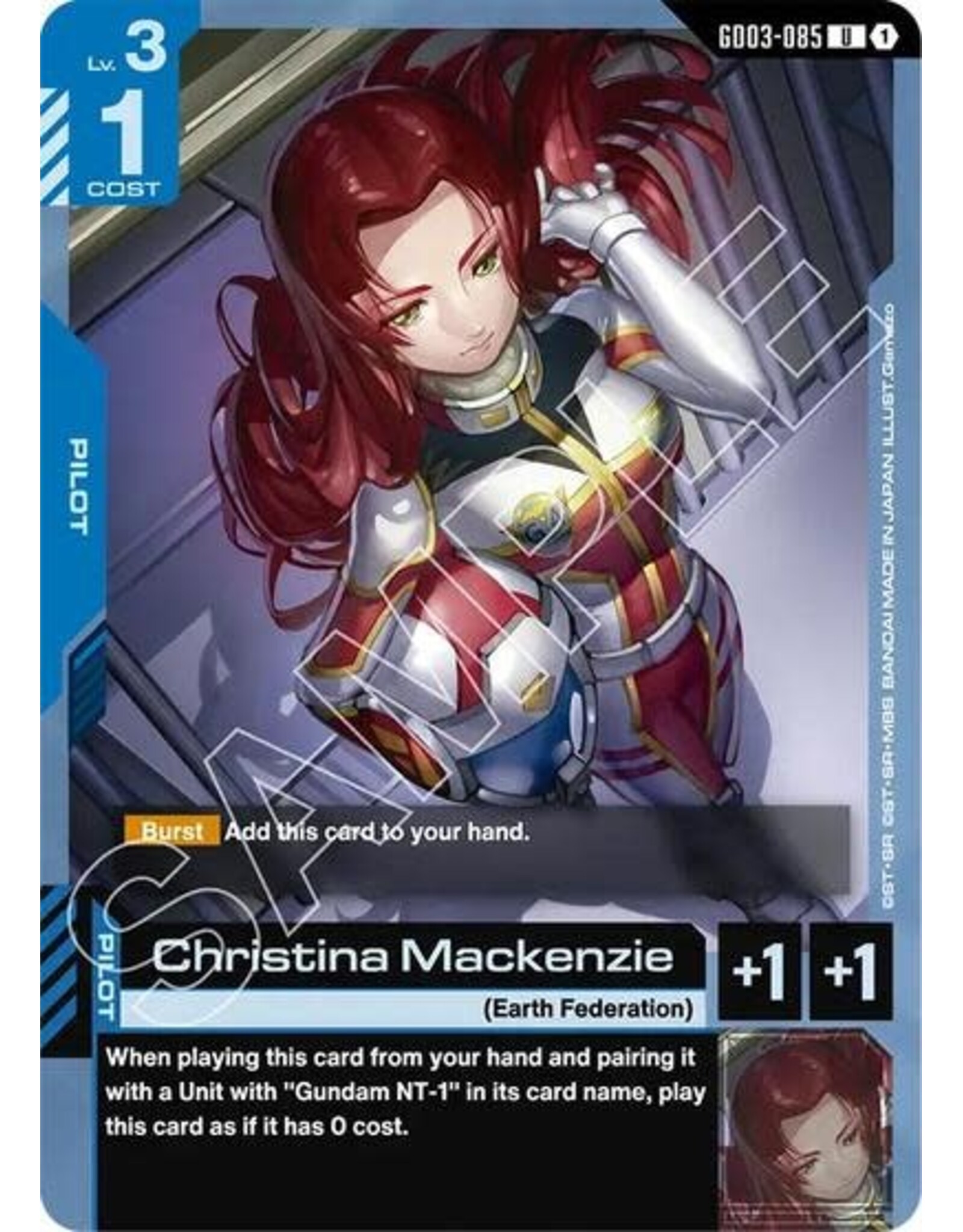 Christina Mackenzie - GD03-085 (Normal, Uncommon)
