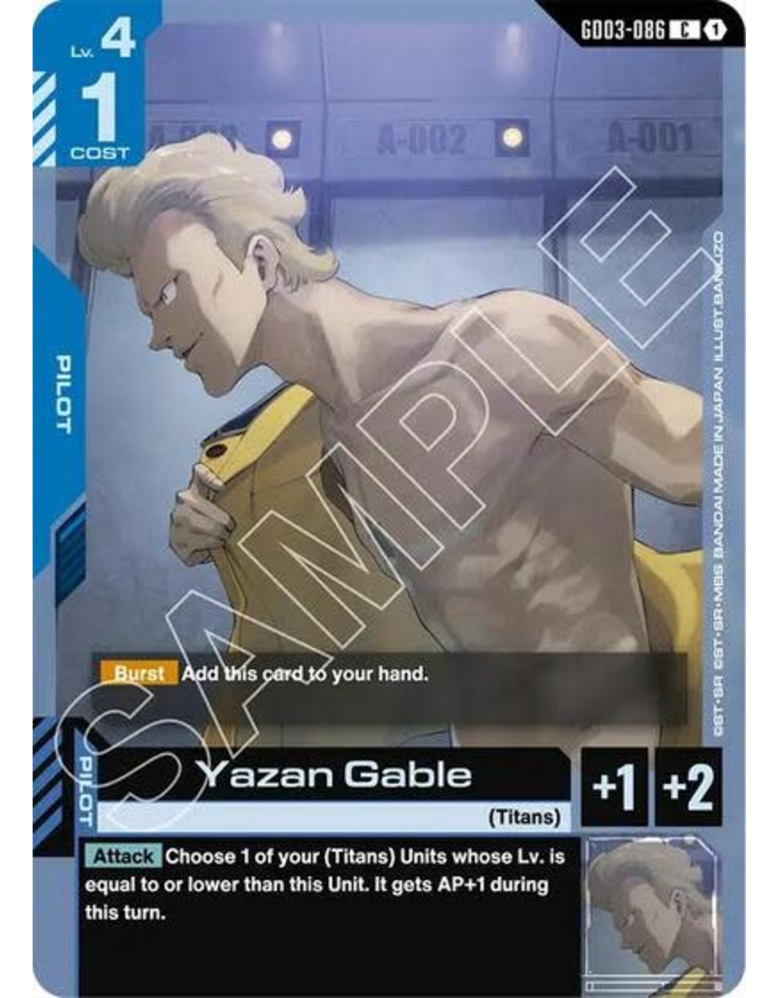 Yazan Gable - GD03-086 (Normal, Common)