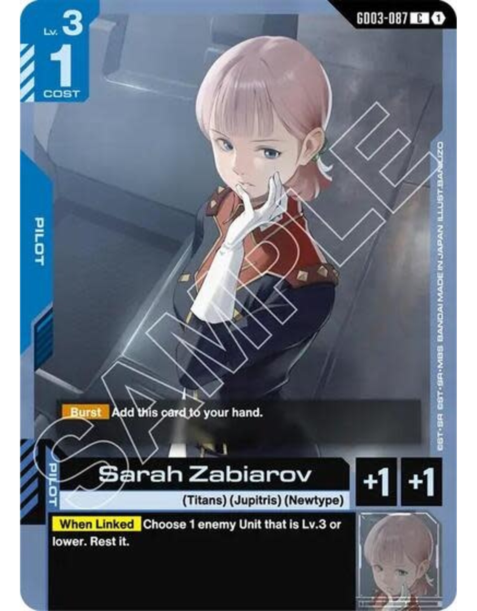 Sarah Zabiarov - GD03-087 (Normal, Common)