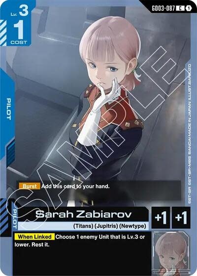 Sarah Zabiarov - GD03-087 (Normal, Common)