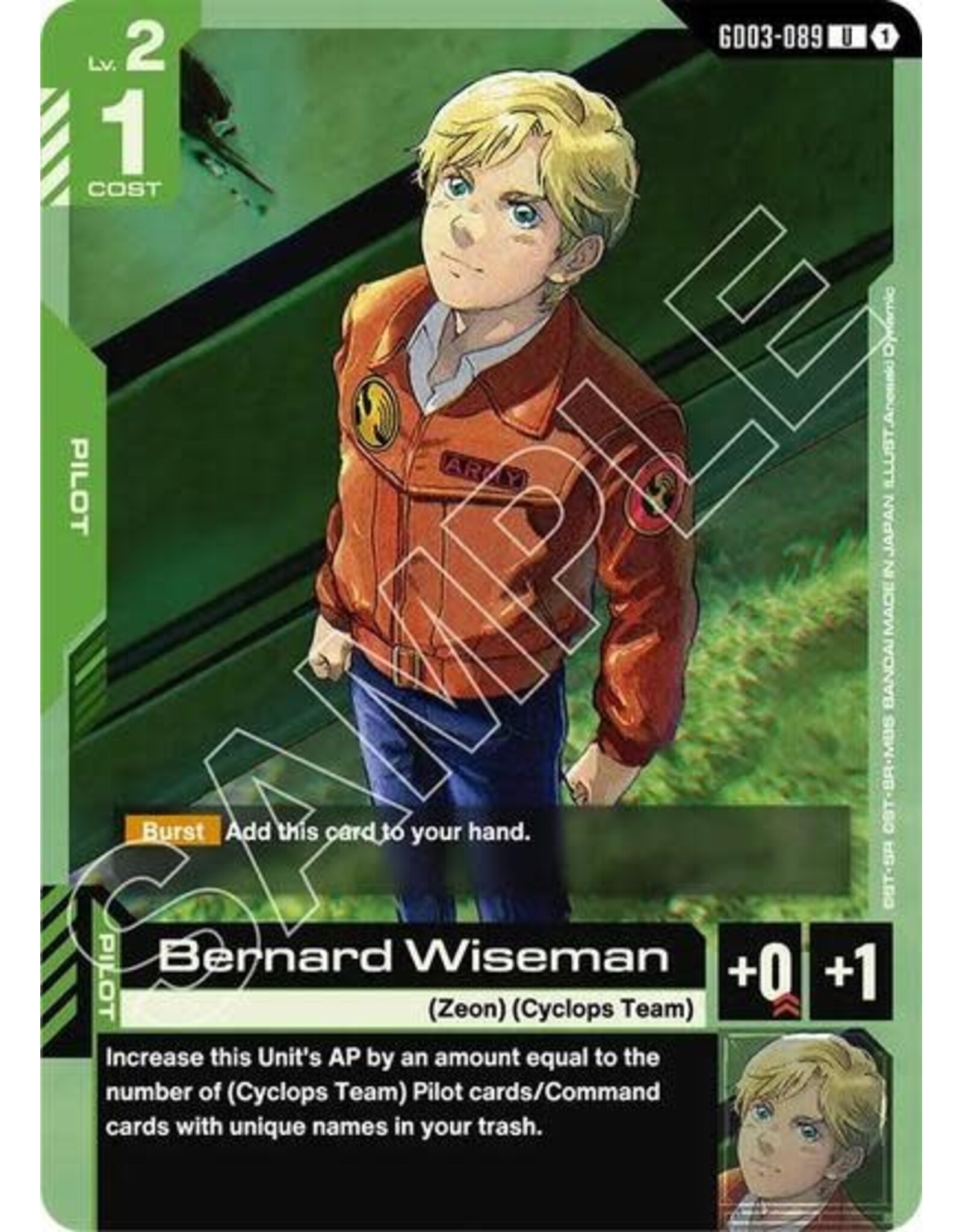 Bernard Wiseman - GD03-089 (Normal, Uncommon)