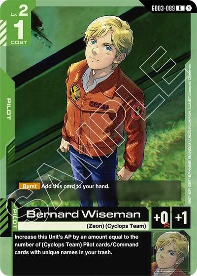 Bernard Wiseman - GD03-089 (Normal, Uncommon)