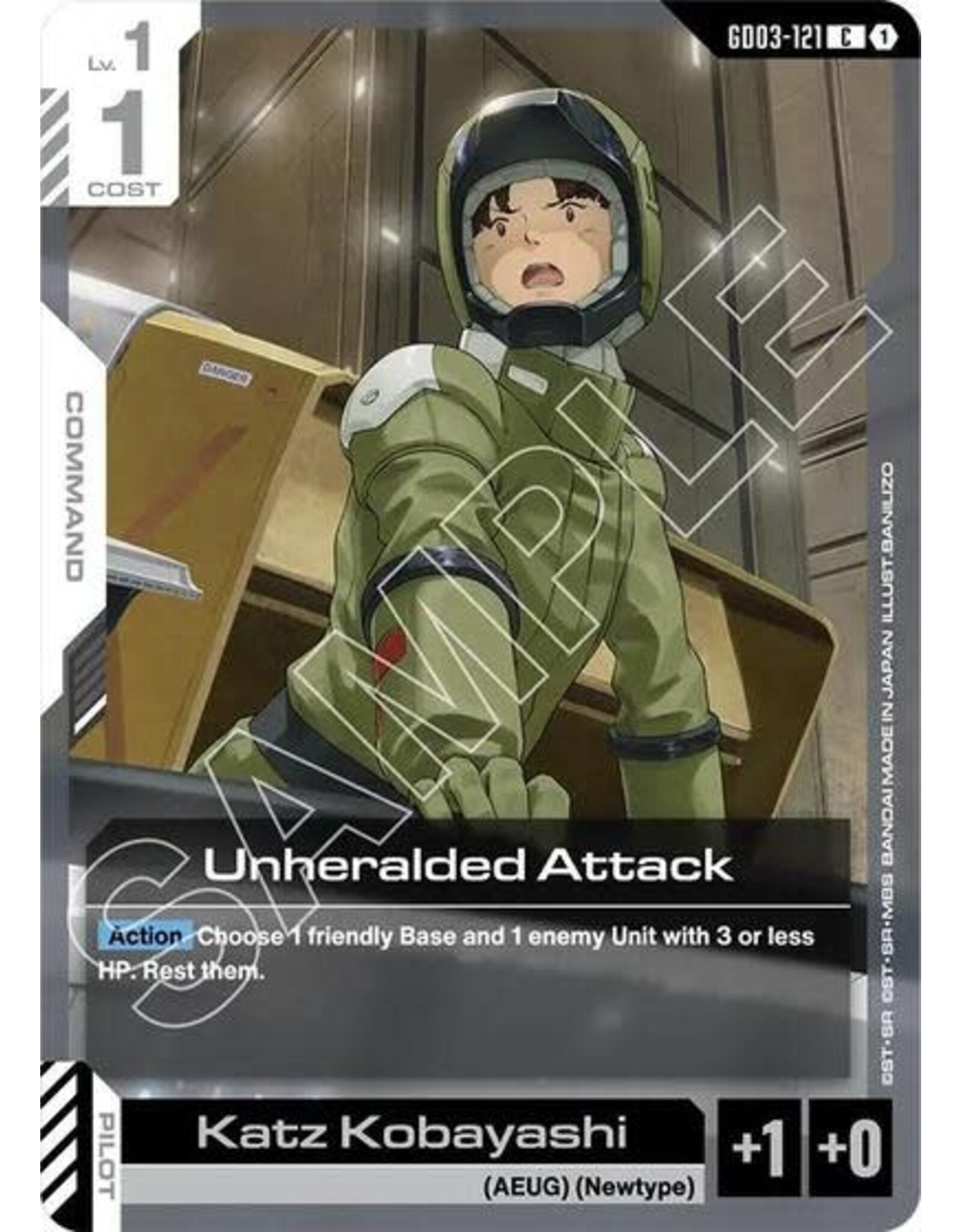 Unheralded Attack - GD03-121 (Normal, Common)
