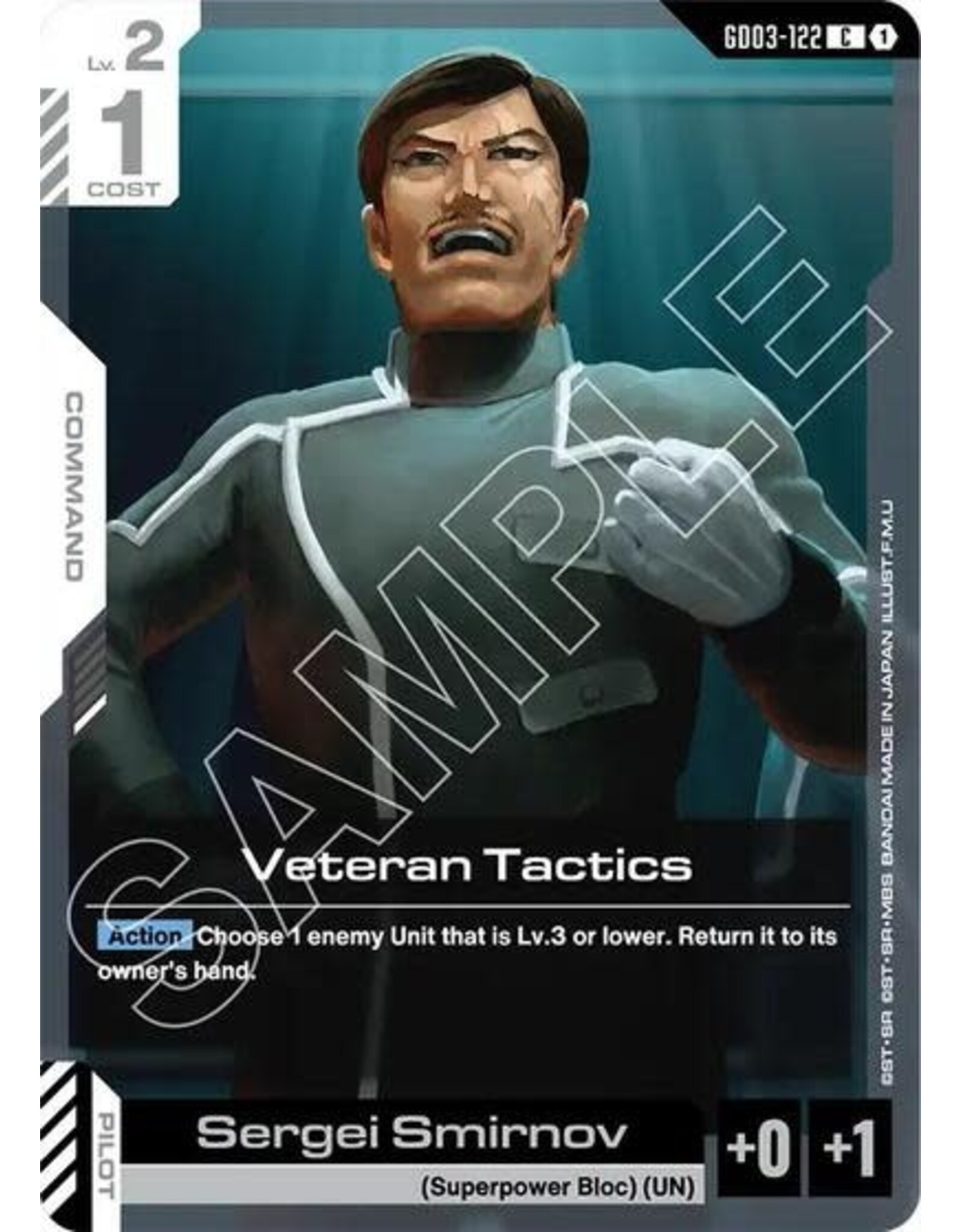 Veteran Tactics - GD03-122 (Normal, Common)