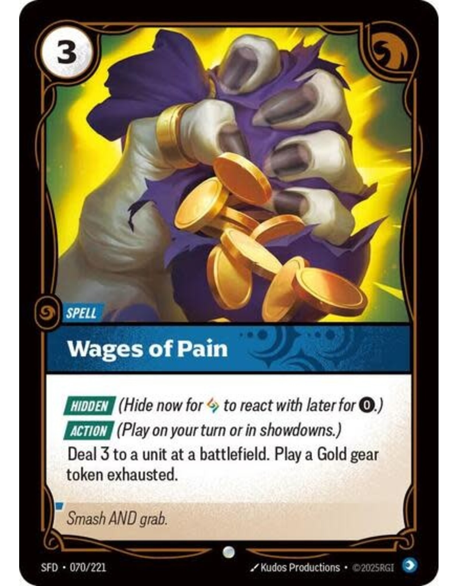 Wages of Pain - 070/221 (Normal, Common)