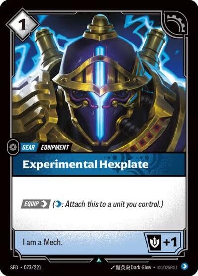 Experimental Hexplate - 073/221 (Normal, Uncommon)