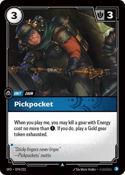 Pickpocket - 074/221 (Normal, Uncommon)
