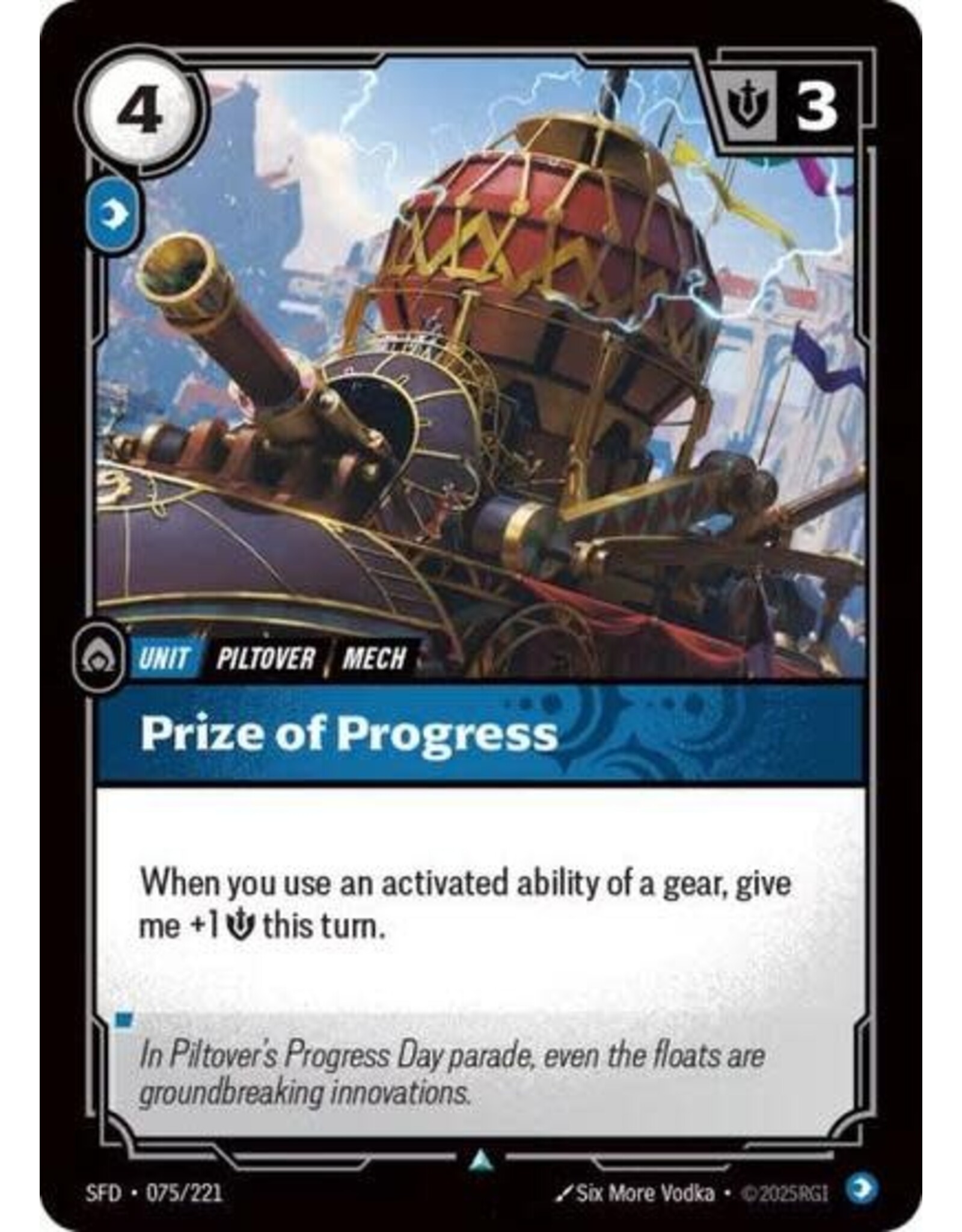 Prize of Progress - 075/221 (Normal, Uncommon)