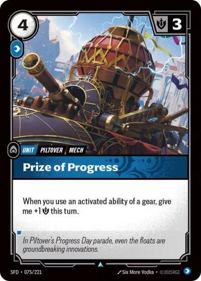 Prize of Progress - 075/221 (Normal, Uncommon)