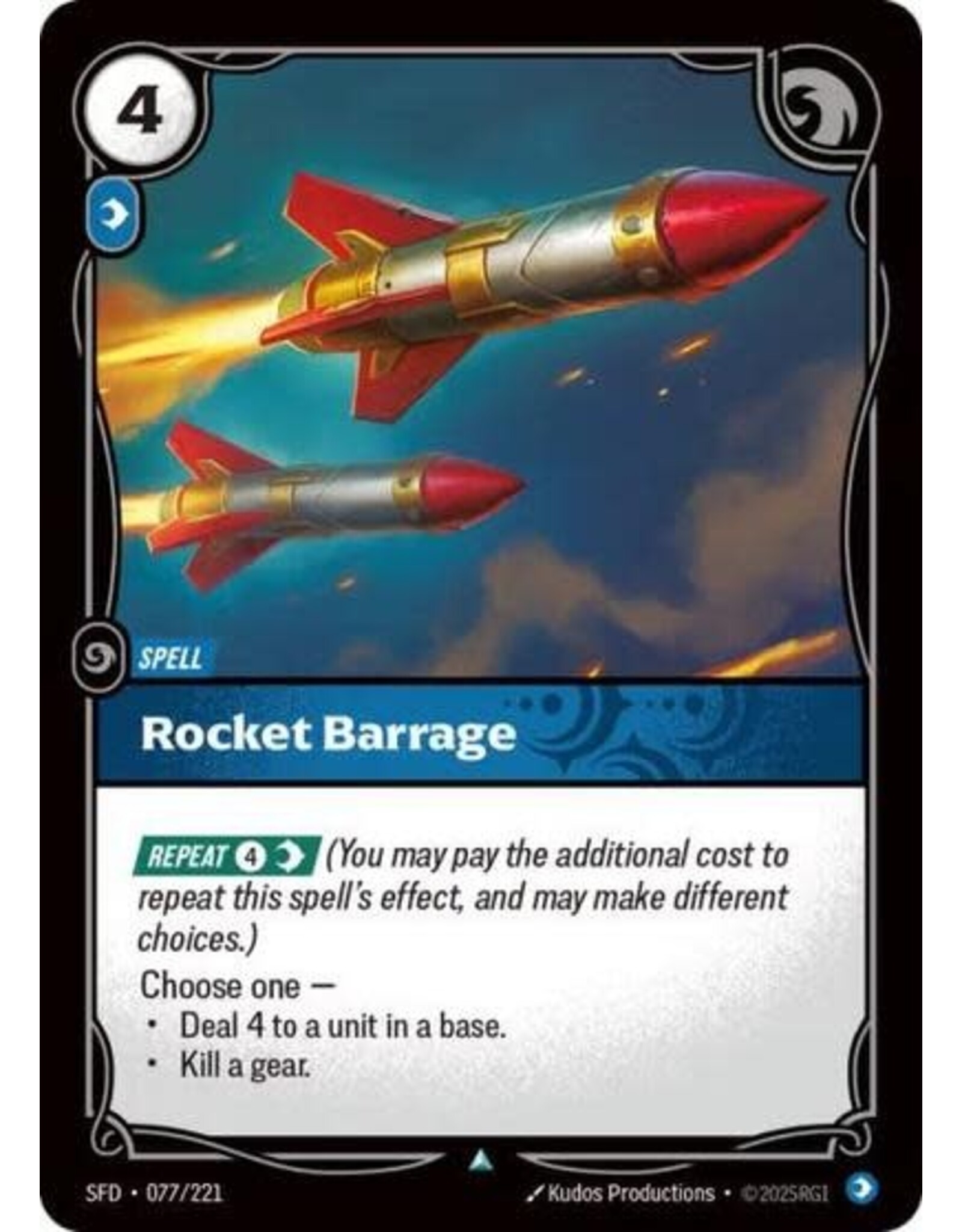 Rocket Barrage - 077/221 (Normal, Uncommon)