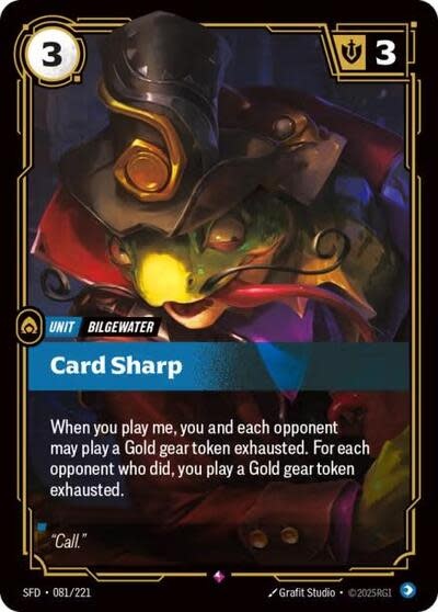 Card Sharp - 081/221 (Foil, Rare)