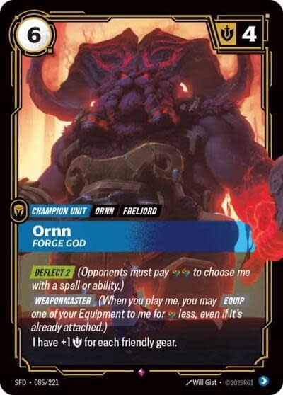Ornn - Forge God - 085/221 (Foil, Rare)