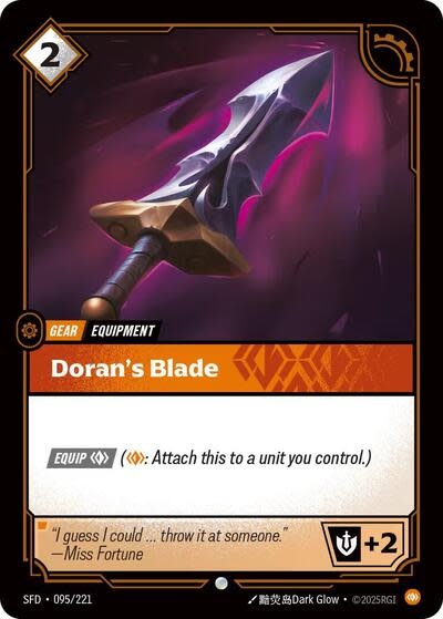 Doran's Blade - 095/221 (Foil, Common)