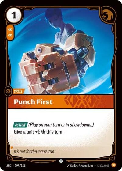 Punch First - 097/221 (Normal, Common)