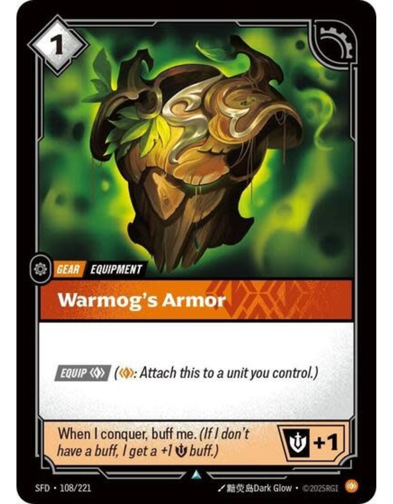 Warmog's Armor - 108/221 (Normal, Uncommon)
