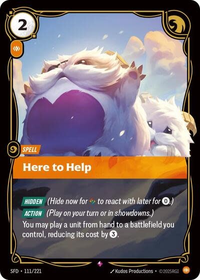 Here to Help - 111/221 (Foil, Rare)