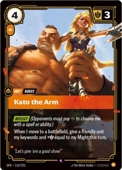 Kato the Arm - 112/221 (Foil, Rare)