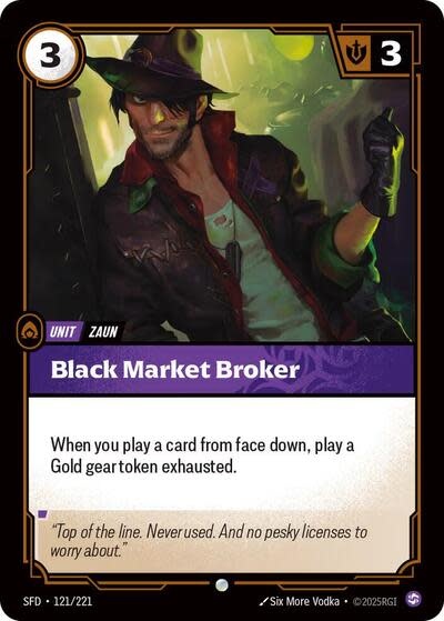 Black Market Broker - 121/221 (Normal, Common)