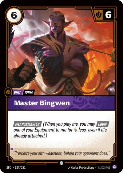 Master Bingwen - 127/221 (Normal, Common)
