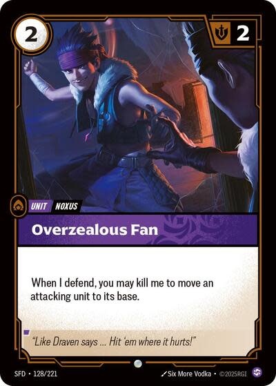 Overzealous Fan - 128/221 (Normal, Common)