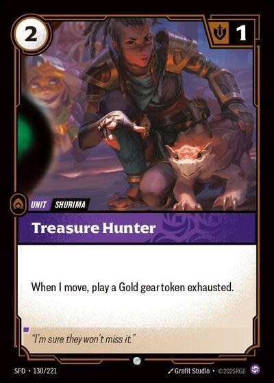 Treasure Hunter - 130/221 (Foil, Common)