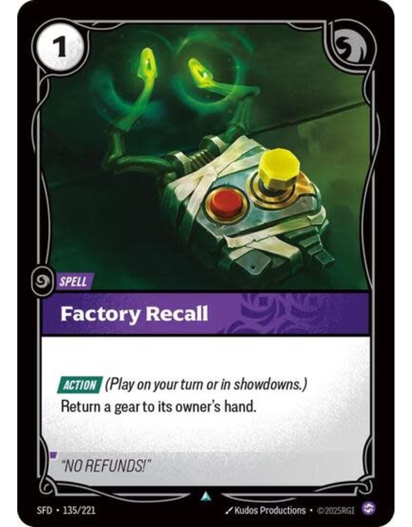 Factory Recall - 135/221 (Normal, Uncommon)