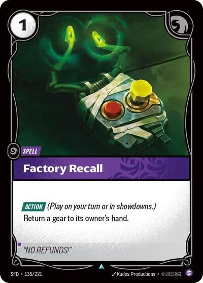 Factory Recall - 135/221 (Normal, Uncommon)