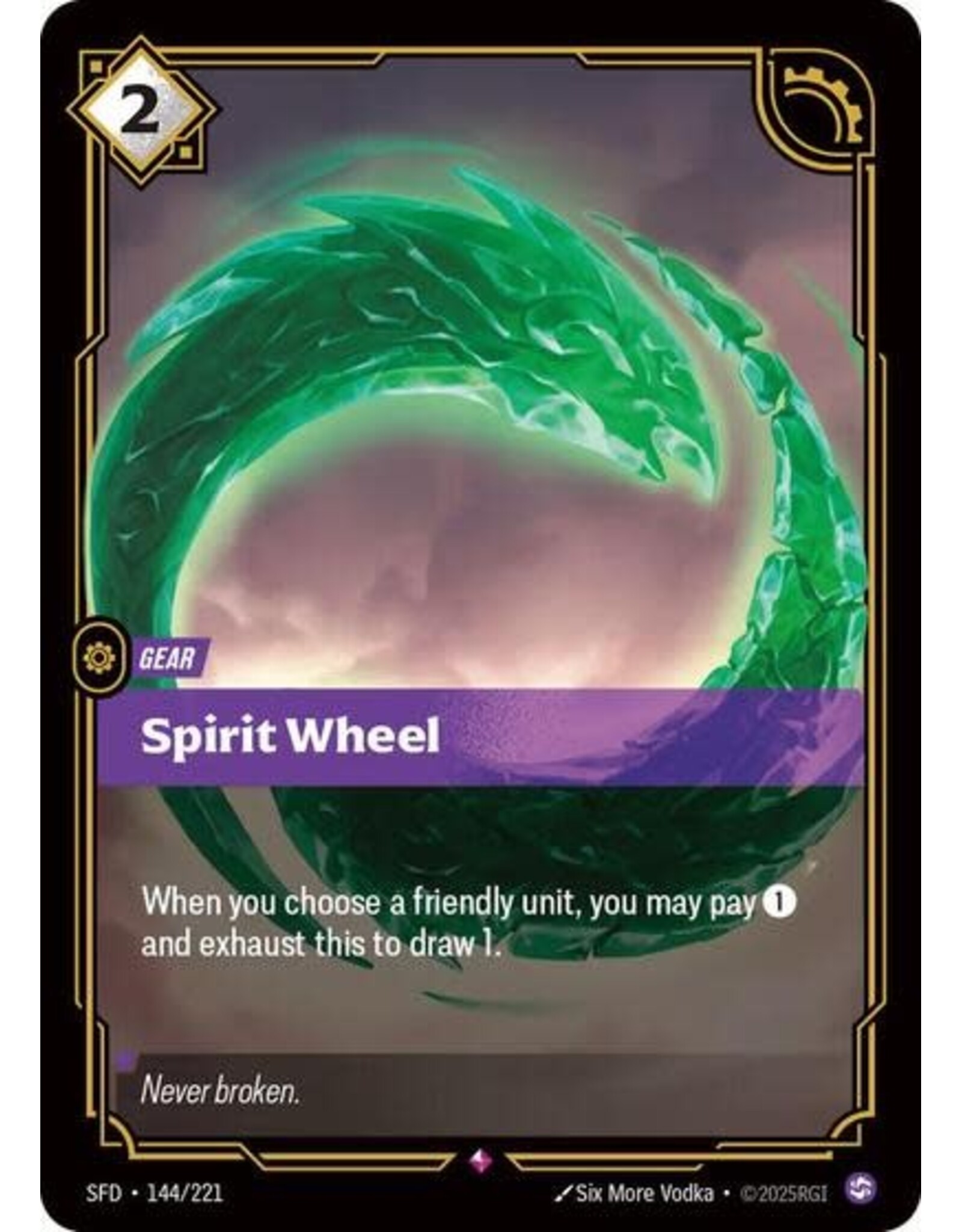 Spirit Wheel - 144/221 (Foil, Rare)