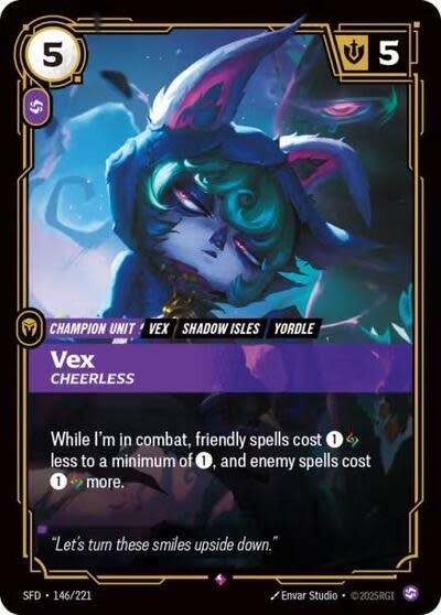 Vex - Cheerless - 146/221 (Foil, Rare)