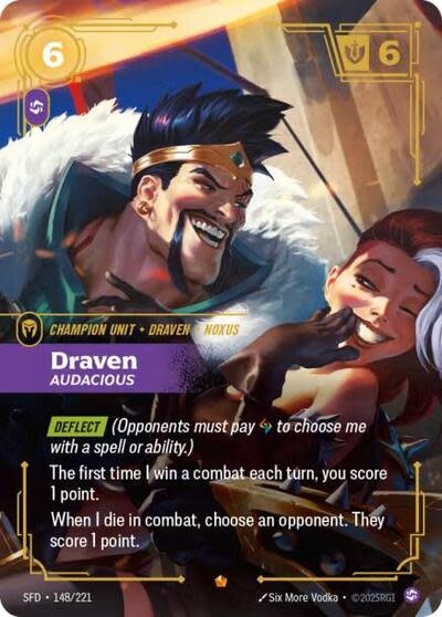 Draven - Audacious - 148/221 (Foil, Epic)