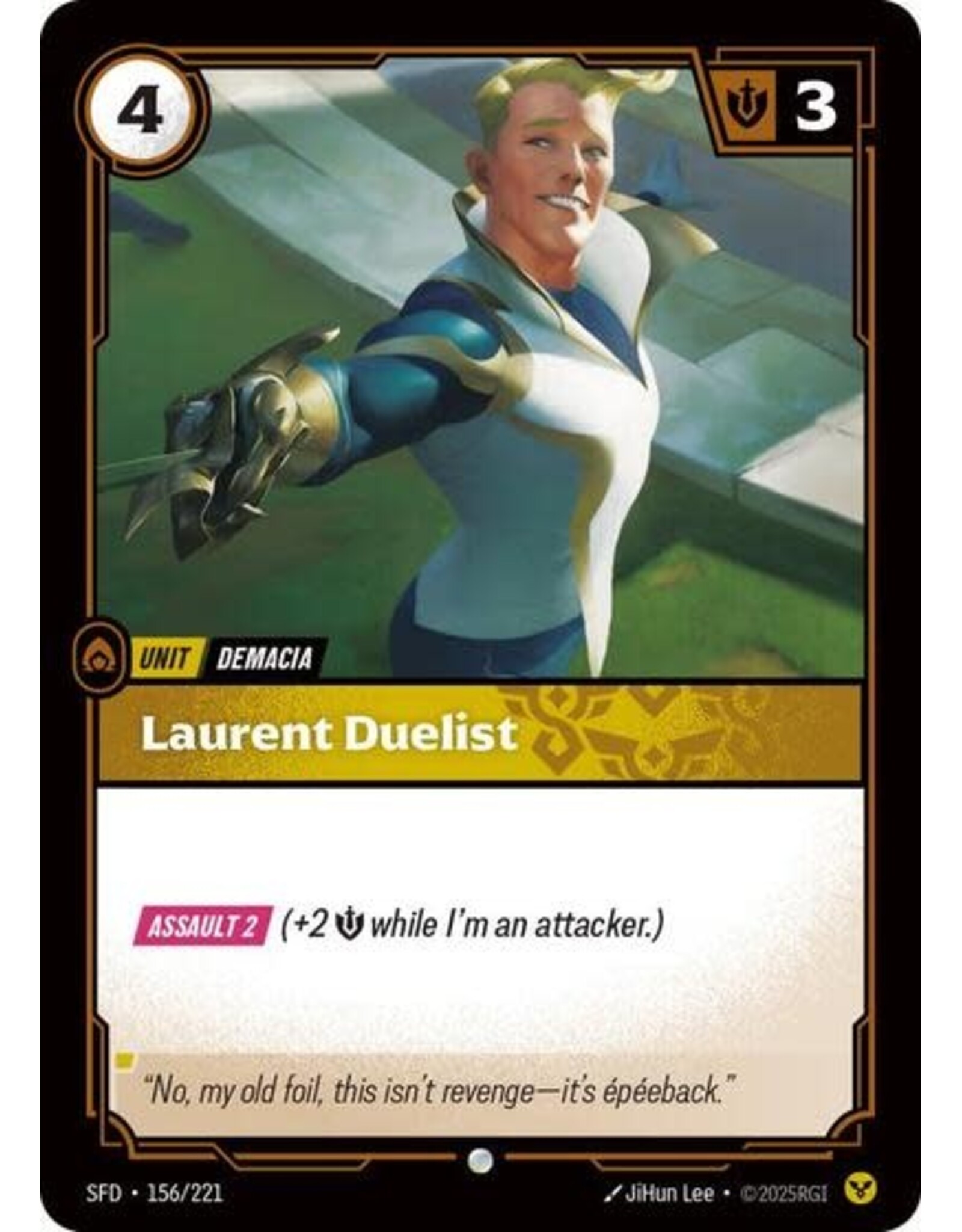 Laurent Duelist - 156/221 (Normal, Common)