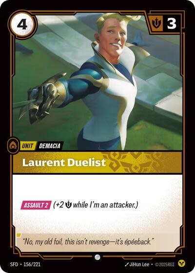 Laurent Duelist - 156/221 (Normal, Common)