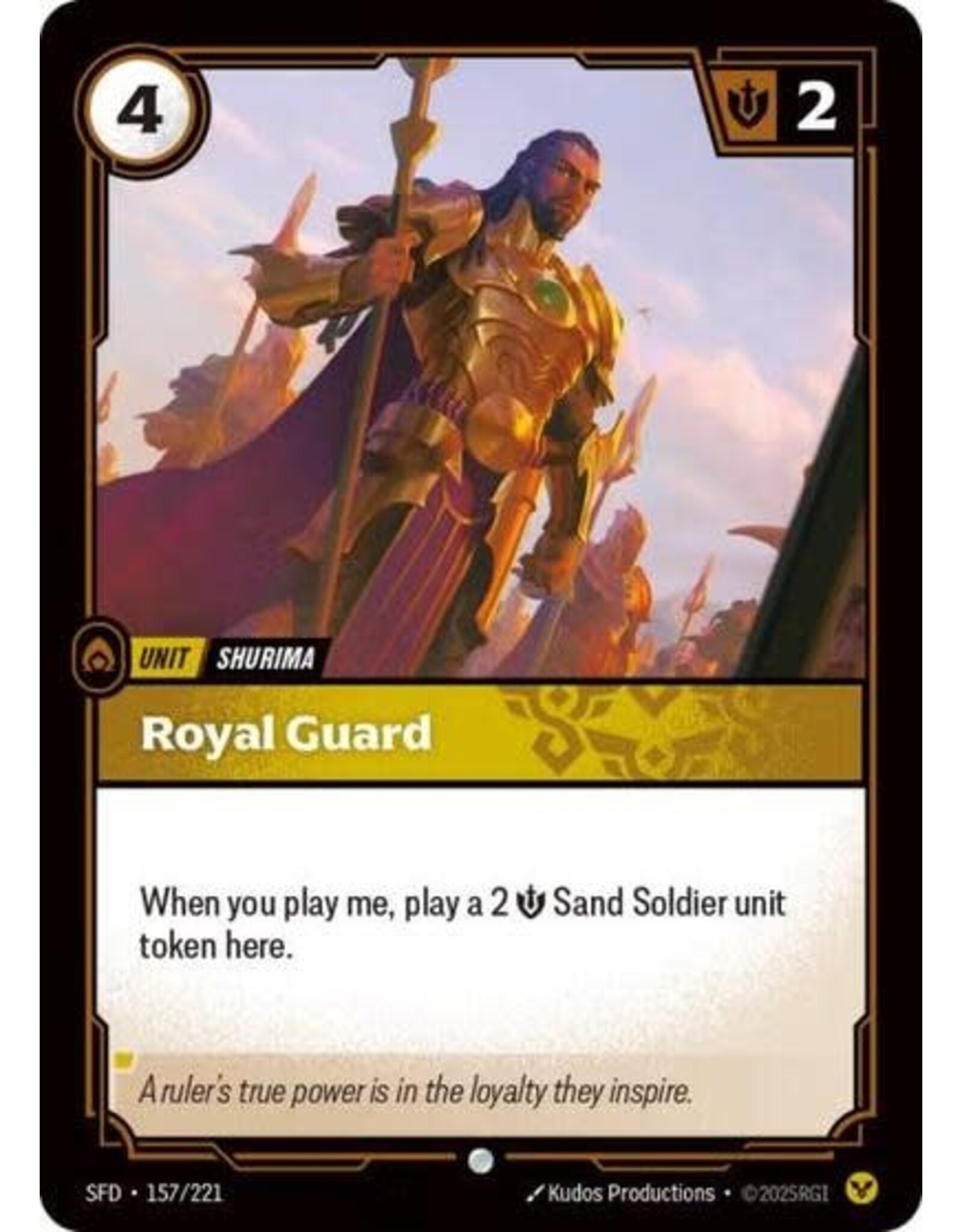 Royal Guard - 157/221 (Foil, Common)