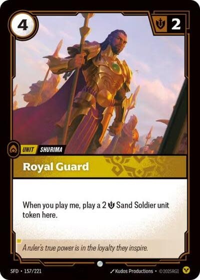 Royal Guard - 157/221 (Normal, Common)
