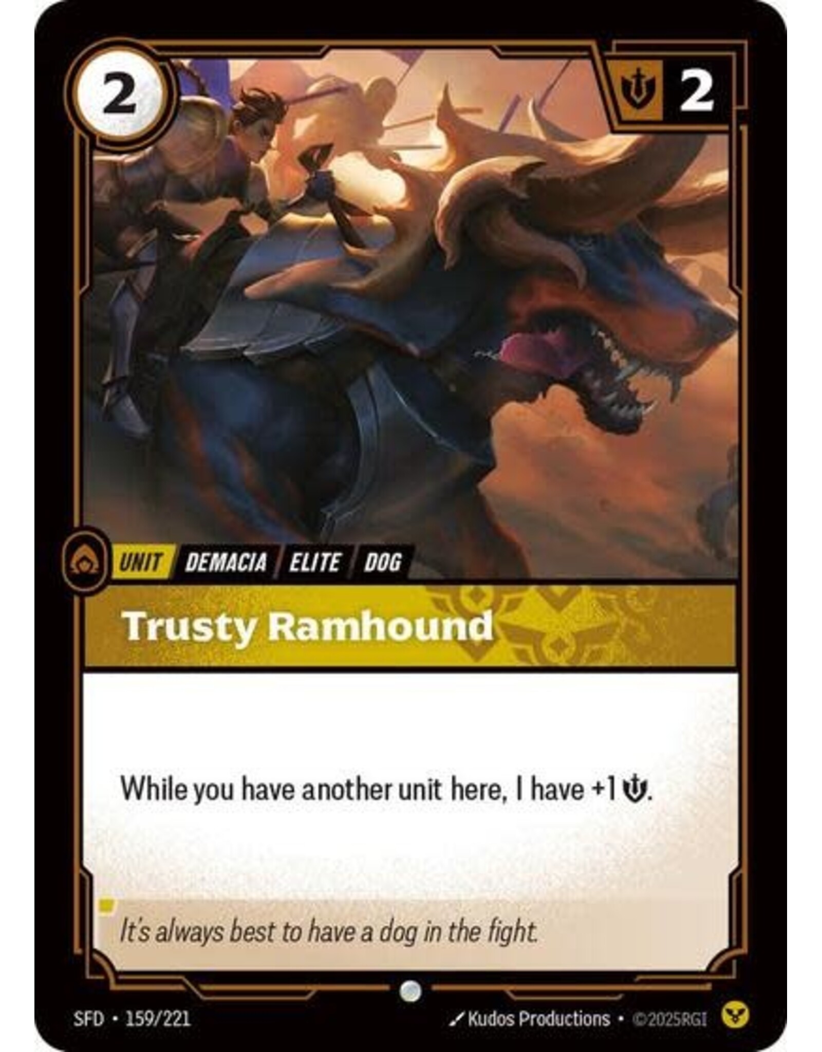 Trusty Ramhound - 159/221 (Normal, Common)