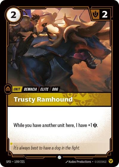 Trusty Ramhound - 159/221 (Normal, Common)