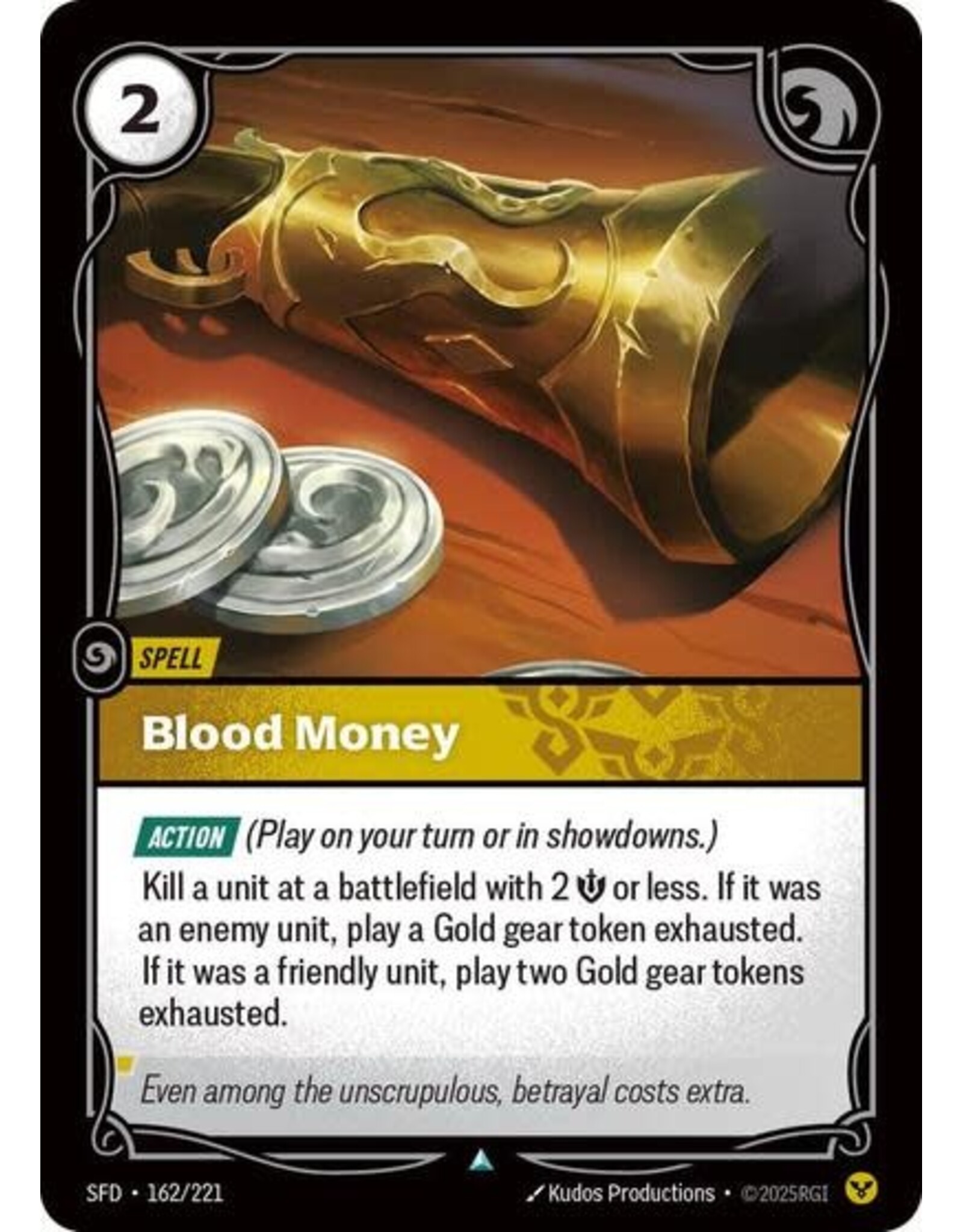Blood Money - 162/221 (Normal, Uncommon)