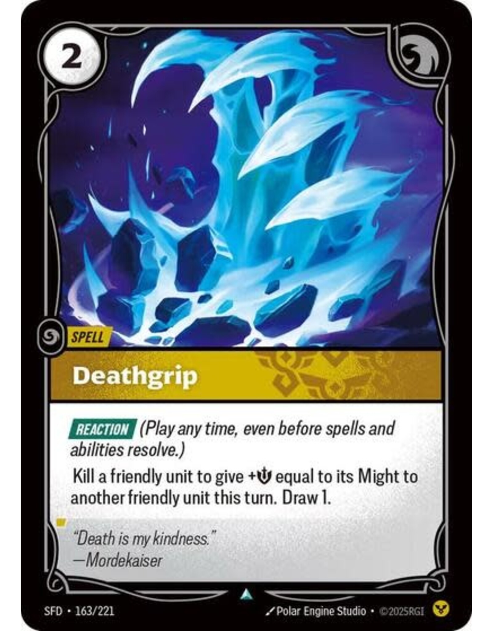 Deathgrip - 163/221 (Foil, Uncommon)