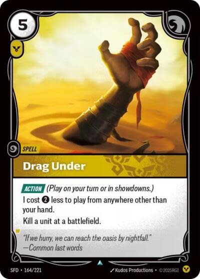 Drag Under - 164/221 (Normal, Uncommon)