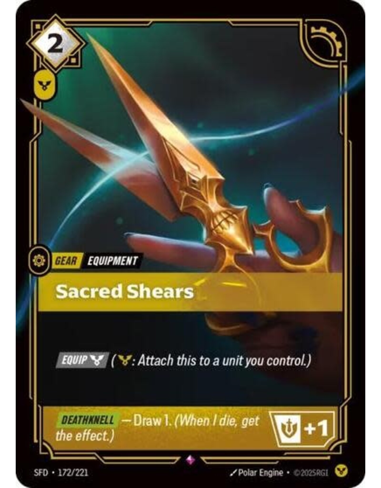 Sacred Shears - 172/221 (Foil, Rare)
